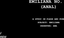 emiliana slams intense solo anal dildo fingering deep