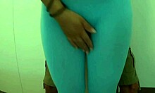 He fucks his stepsister hard then leaves cum in her panties