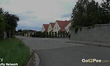 sexy city outdoor pissing bubble butt voyeur hd