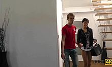 Hunt4K: Nerdy Cuck Watches GF Pussy Get Paid Action!