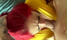 Brutal Deepthroat Rips Open Facial Cumshot!