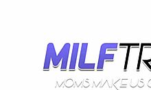 dirty blonde milf bombshell spreads cheeks for horny stud's thick cock plunge