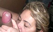 Blonde Step-Mom Shares Bed in Lingerie for Secret Creampie Encounter