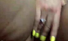 webcam slut rams dildo deep in pussy during car masturbation toys play