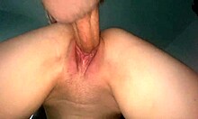 i pound my horny stepmom slut then blast cum on her big tits cheek