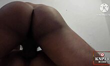 Thai Muslim milf bent over bed for hardcore creampie doggystyle