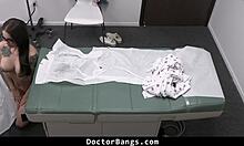 Shy Teen Nurse Endures Doctor's Intimate Cock Examination