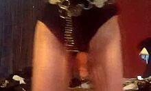 sexy shemale rikitgurl69 legs in nylon leggings