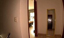 Gaby Fernandes' Shy First Time on Camera in Bathroom Tease