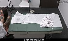 Shy Teen Nurse Endures Doctor's Intimate Cock Examination