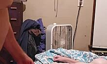 her bouncing tits drive me wild as toy fucks her tight ass and pussy deep