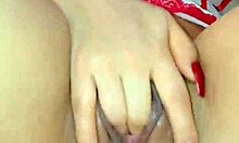 hermosa colombian latina pornstar with big tits big ass smokes then squirts masturbating cumshot