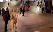 Naughty british slut flashes before bbc facial cum in london lovers home