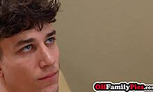 Hey boyfriend watch this big ass latina teen ride my huge cock after her sloppy suck