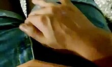 Ladyboy Flashes Stockings Outdoor Then Explosive Cumshot Masturbation