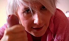 i couldn't resist sucking this cute blonde's cock pov until she swallowed my hot cum