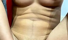 Young petite Latina babe shows beautiful rich juicy body to orgasm