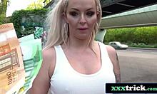 wanna see big tits british milf get pounded outdoors by czech agent?