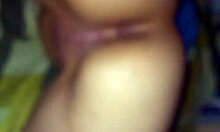 Wife shows off big ass pussy and vagina on all fours