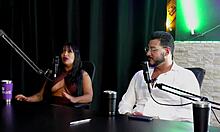 hey check out how french guy meets hot brazilian swinger couple for sensual menage on sheer red lingerie