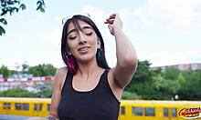 Uhh petite latina lunita galactica picked up no condom deep casting fuck