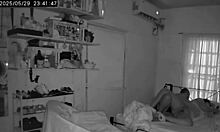 Spying on Amateur Couple's Fat BBW Fingering Fuck!