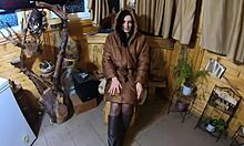 I Feel So Sexy Smoking On My New Jacket Covered In Hot Cum For My Useless Husband