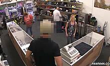 Country Girl Desperate for Cash Takes Big Cock Blowjob and Hardcore Fuck in XXX Pawn Shop