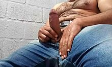 Yuri Gaucho Jerks Massive Hairy Brazilian Cock Exploding Cum for Fans