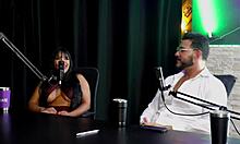 hey check out how french guy meets hot brazilian swinger couple for sensual menage on sheer red lingerie