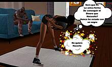 wet dreams 2 comic part 2 has teen latina dancing seductively for old european man