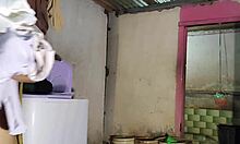 selingkuh ngentot istri tetangga bent over doggystyle big tits housewife hairy pussy licked hard