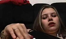 young blonde teen's tight pussy squirts in first cosplay fuck