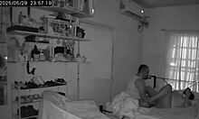 Spying on Amateur Couple's Fat BBW Fingering Fuck!