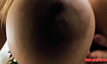 Blondes with massive jugs crave interracial pounding from monster black cocks ending in cumshots