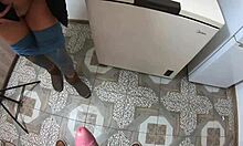 milfycalla deepthroats face fucked in dirty jacket uggs creampie