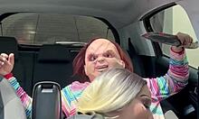 chucky fucks tiffany hard on halloween cowgirl style 😈👻 creampie incoming!