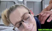 did stepdad face fuck punish lily larimar's deepthroat roughly?