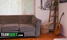 i cant believe my filthy husband hoisted my tiny babysitter body to devour virgin pussy