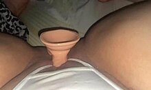 watch me shove this dildo through my ripped white panties deep inside