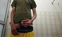 Kinky neighbor milks big cheesy cock next door?