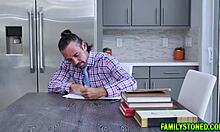 did stepdad face fuck punish lily larimar's deepthroat roughly?