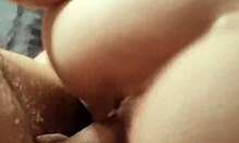 skinny hot latina slips into stockings for couple amateur casting interview