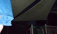 pretty skinny brunette mature solo workout in gym with roommate vibes.