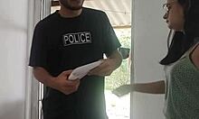 wife submits fully to cop's rough domination handcuffs humiliation to save cheating husband