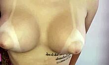 sweet innocent-faced latina teases big tits ass in lingerie solo compilation