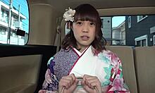 hidden g-cup 20yo japanese beauty in bra poses turning into sexy bedroom fuck