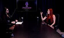 ruiva carla santos quer mais anal com amigos fetiche em lingerie vermelha transparente.