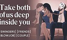 should we double penetrate my wife after dinner?