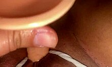 watch me shove this dildo through my ripped white panties deep inside